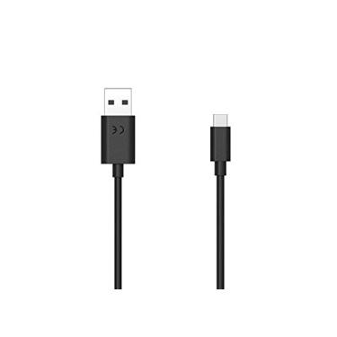 Imagem de Motorola Essentials 6.6 Pé / 2 Medidor USB-A 2.0 para USB-C (Tipo C) Dados / cabo de carregamento para Moto X4, Z, Z2, Z3, Z4, G7, G7 Play, G7 Além disso, G7 Energia, G6, G6 Além disso, [Não para G6 Play] (Retail pack), preto