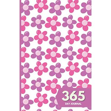 Imagem de 365 Day Journal: Unlined and Undated Daily Diary - 5.5in x 8.5in | Floral Pattern Cover: A whole year of daily journal ideal gift for friends and family