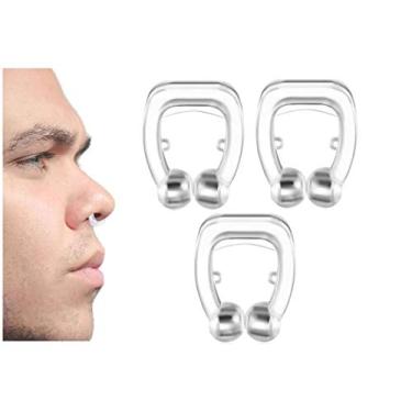 Imagem de 3 X Clip Nasal Anti Ronco Imã Respire Melhor Sono Apneia Nariz