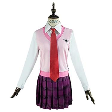 Imagem de OSIAS Kaede Akamatsu Roupa Anime Cosplay Fantasia Japonesa Campus (PP)