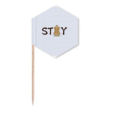 Imagem de Bandeiras de palitos de espera para carro da Place Driving