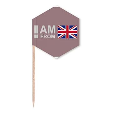 Imagem de I Am From United Kingdom Art Deco Gift Fashion Toothpick Flags Cupcake Picks Party Celebration