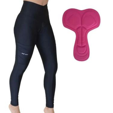Imagem de Calça Ciclismo Feminina com Forro Espuma BeFast 2 Bolsos MTB-Feminino