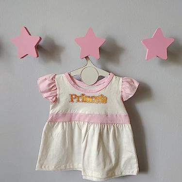 Imagem de 3 Penduradores De Parede Estrela Colorida Mdf Laminado