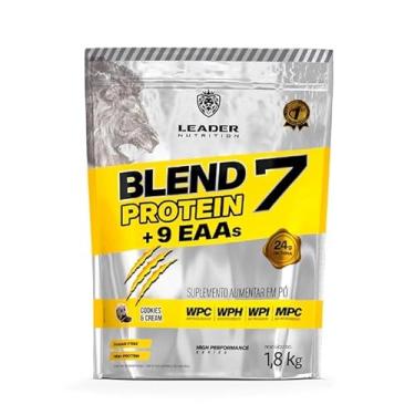 Imagem de Blend 7 Protein + 9 Aminoácidos pouch Sachê 1,8kg refil - Leader Nutrition (Cookies & Cream)