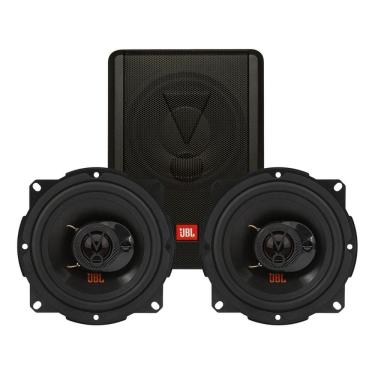 Imagem de Caixa JBL Ativa Amplificada SW8A-MS 200w + 2 Alto Falantes 5  JBL Flex4 5TRFX55 110 Watts Rms