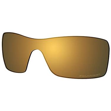Imagem de SAUCER Lentes de substituição premium para óculos de sol Oakley Batwolf OO9101 High Defense - Bronze Dourado polarizado