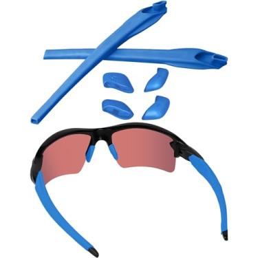 Imagem de Acefrog Kits de borracha de substituição para óculos de sol Oakley Flak 2.0/Flak 2.0 XL/Flak 2.0 Asian Fit - Azul