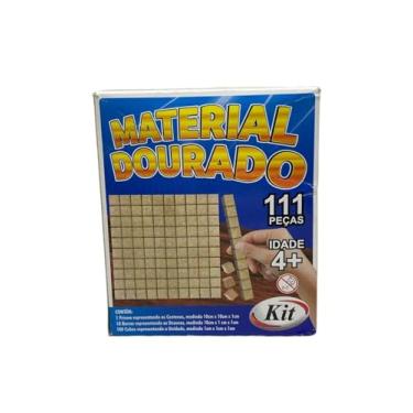 Imagem de Brinquedo Educacional KIT Material Dourado com 111 peças