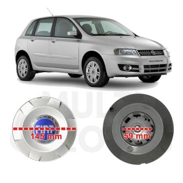 Imagem de Centro de roda fiat stilo 2003 a 2011 aro 15 roda