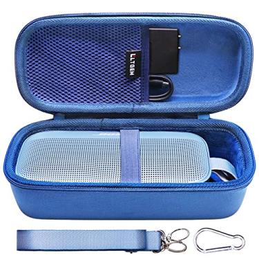 Imagem de LTGEM Capa rígida compatível com alto-falante portátil Bose SoundLink Flex 2ª geração/Bose SoundLink Flex Bluetooth, capa azul