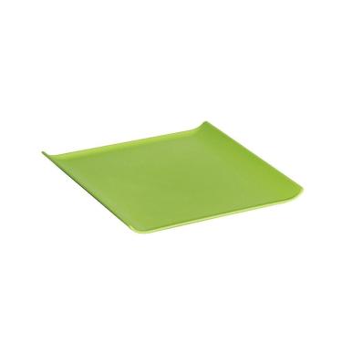 Imagem de Bandeja Servir Quadrada 30x30 Verde Em Polipropileno Linha Tropical Vem