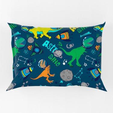 Imagem de Porta Travesseiro Fronha Avulsa Astrodino 70cm x 50cm - Estampa Digita