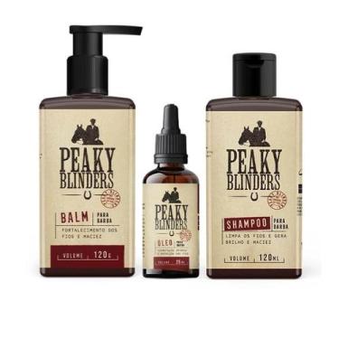 Imagem de Kit shampoo balm  e óleo para barba don alcides peaky blinders