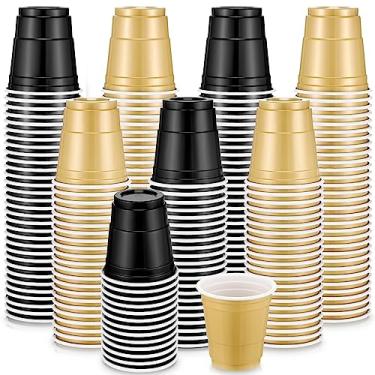 Imagem de Dandat Pacote com 200 copos de plástico de 59 ml, copos de plástico, mini copos descartáveis para churrasco, festa de Natal, degustações de servir, amostras de piquenique, acampamento, vida diária,
