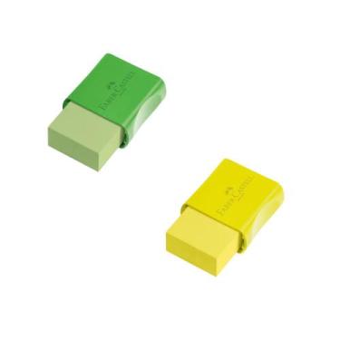 Imagem de Borracha Faber Castell Max Tons Pastel Neon Preta Branca Unidade/Kit -