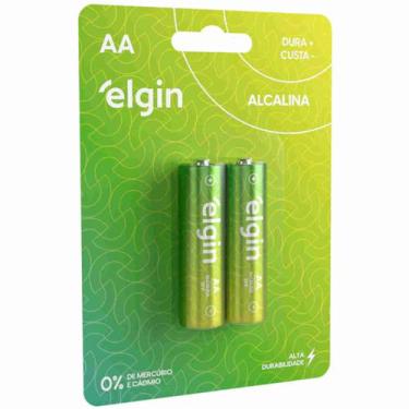 Imagem de Pilha Elgin AA Alcalina 1,5v, Cartela 2 un - 82152, 2 unidades