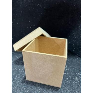 Imagem de kit 30 Caixa Sapato MDF Cru 8x8x8  - Uniart