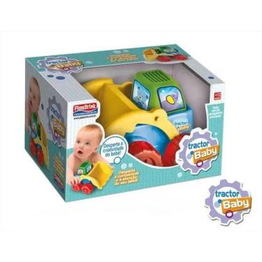 Imagem de  Brinquedo Infantil Tratorzinho Da Dican Hora De Brincar