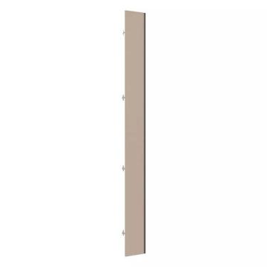 Imagem de Porta para Closet Individual 25cm com Puxador Perfil Champagne Luciane