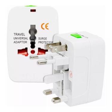 Imagem de Adaptador Tomada Universal Chile Argentina Uruguai Viagem - FLEX