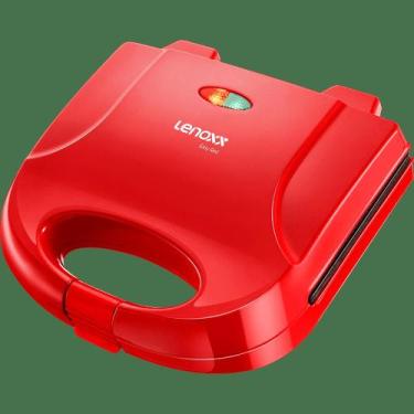 Imagem de Sanduicheira Grill Elétrica Lenoxx Easy PSD119 Vermelha 127V, 110V