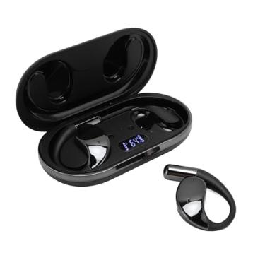 Imagem de Fone de Ouvido Sem Fio Com Gancho de Orelha, Fones de Ouvido de Longa Duração da Bateria para Correr para Esportes (Preto)