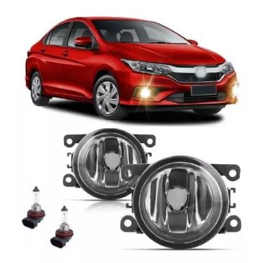 Imagem de Par Farol De Milha Universal City 2015 2016 2017 2018 2019 + Lâmpada