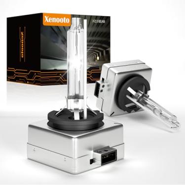 Imagem de Xenooto Para faróis HID Kia Soul Sportage lâmpadas de xenon de feixe baixo D3S 2014 2015 2016 2017 2018 2019, luzes bi-xenon de feixe duplo alto e baixo, branco brilhante 6000K 35W OEM D3SC1