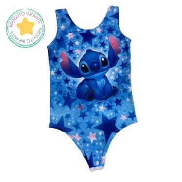 Imagem de Body Collant Infantil Azul Estampa Digital Stitch - Magic Sky, Azul, M