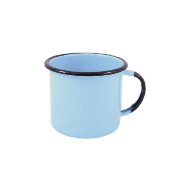 Imagem de Caneca Média Esmaltada Azul Claro 160 Ml Ewel