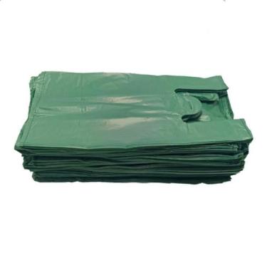 Imagem de Sacola Reciclada Verde 5KG - RENOVAPLAST, 30X40