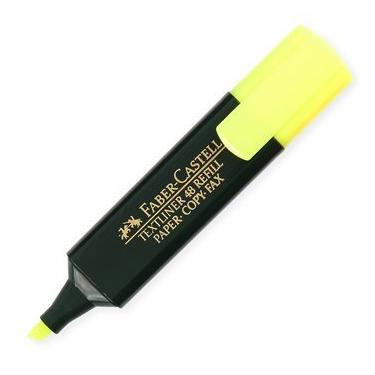 Imagem de Marca-texto Faber Castell amarelo 2 peças.