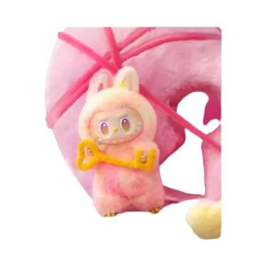 Imagem de Grande Labubu Macaron 3 Gen Boneca De Vinil Caixa Cega Série Energia C