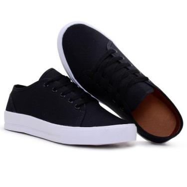 Imagem de Tênis sapatênis feminino casual confortável - Whayke, Preto, 39