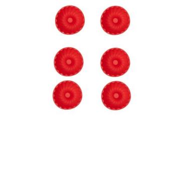 Imagem de Kit 6 Forma de silicone para Pudim Pequena 10,5x5cm - Mimo Style