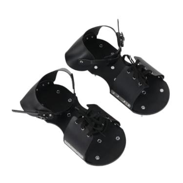 Imagem de Milageto 2x Sapatos com pontas para aerador de gramado Sapatos práticos para aerar pátio, jardim, gramado, sola para instalação de cobertura, piso epóxi, Prego 5.0cm