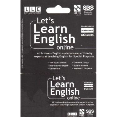 Imagem de Let`s Learn English Card - For Business - Intermediate (6 Months)