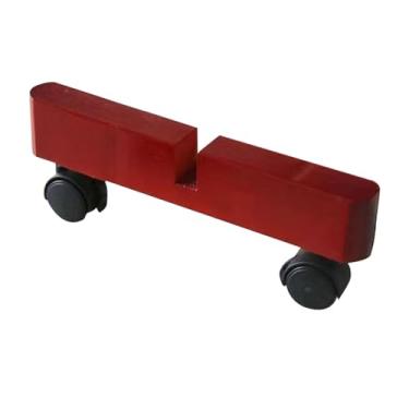 Imagem de WeiLaiKeQi Suporte para divisória de ambientes, suporte para tela de privacidade com rodas, decorativo, de painel de madeira para quarto de hotel, banheiro