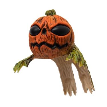 Imagem de Colaxi Fantoche de ombro de abóbora engraçado para festa de Halloween, adereço para fotos, decoração de brincadeira decorativa para eventos temáticos de