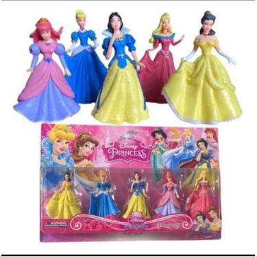 Imagem de Brinquedo Infantil KIT CONJUNTO COM 5 BONECAS PRINCESAS DA DISNEY