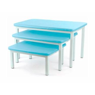 Imagem de Banquetas para RPG - 3 Unidades - Arktus, Azul Claro