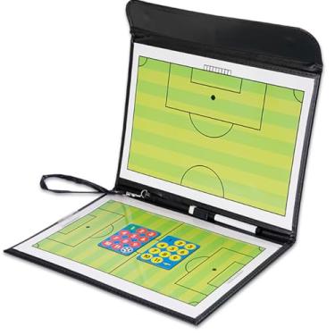 Imagem de Quadro Prancheta Tático Magnético Campo Futebol Treinamento Com Marcador Premium