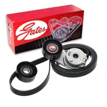 Imagem de Gates Kit completo de componentes de transmissão de correia serpentina compatível com Ram 1500 5.7L V8 2013-2020