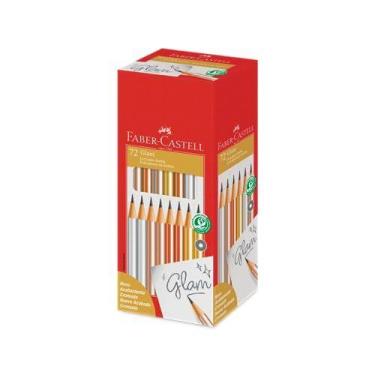 Imagem de Lapis Preto Redondo Ecolapis Grafite Glam - FABER-CASTELL