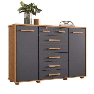 Imagem de Cômoda Quarto Fontana com 7 Gavetas e 2 Portas