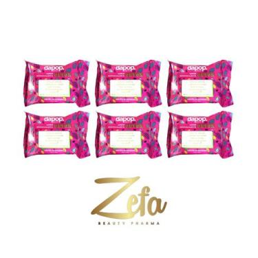 Imagem de Kit 06 Lenço Demaquilante De Maquiagem Detox - Dapop
