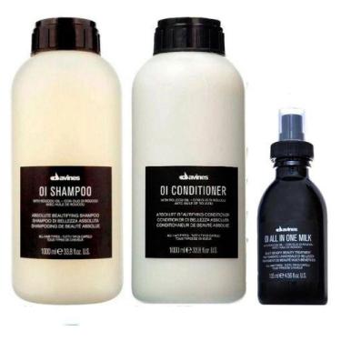Imagem de Davines Oi Sh 1 Litro + Oi Cond 1 Litro + One Milk 135 Ml
