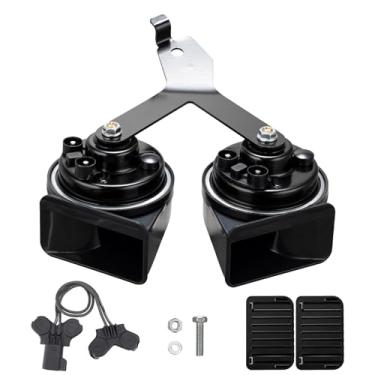 Imagem de FARBIN Buzina de carro para Ford F150 2009-2014 com suporte, conjunto de buzina Ford F150 9L3Z-13832-A (para Ford F150 2009-2014 A)
