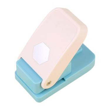 Imagem de rockible Ferramenta de estampagem de abas, separador de folhas soltas, perfurador de etiquetas, perfuração de papel para caderno, Hexagonal
